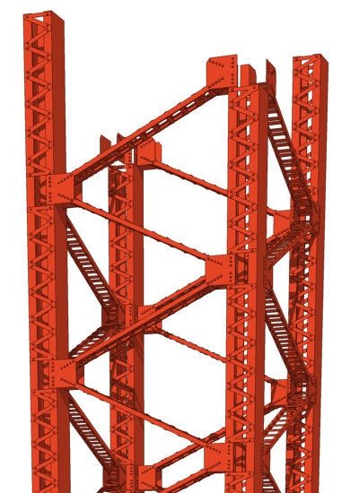 【無料】3D鉄骨タワー