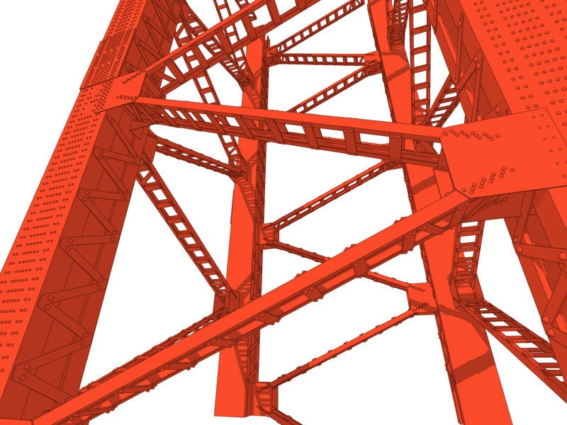 【無料】3D鉄骨タワー