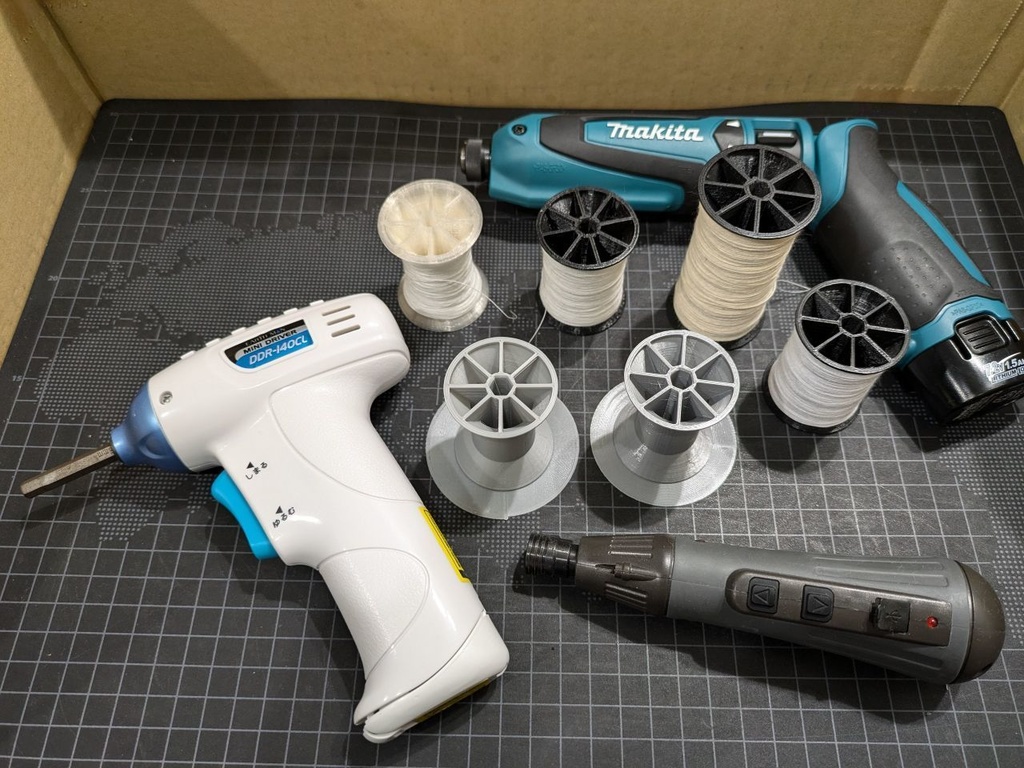 糸コマ2種(ミシン用)3Dプリント用