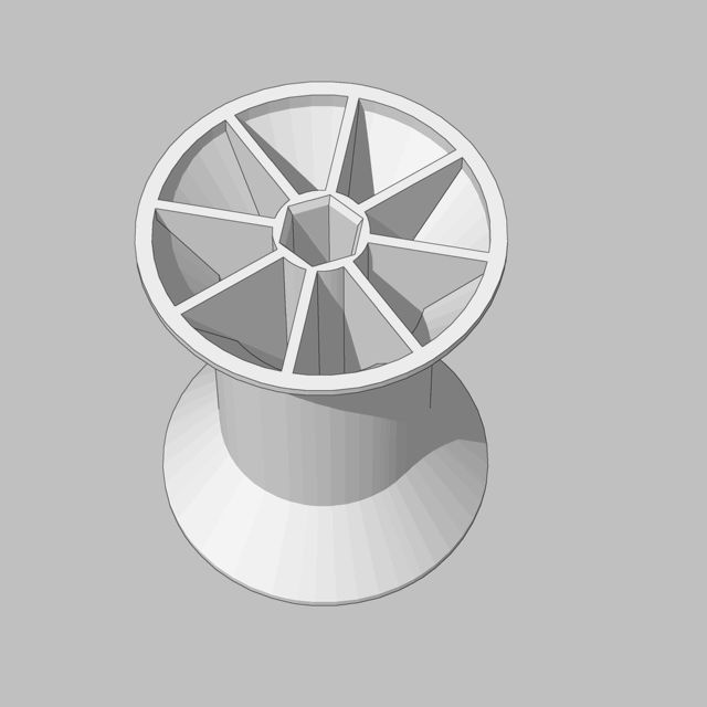 糸コマ2種(ミシン用)3Dプリント用