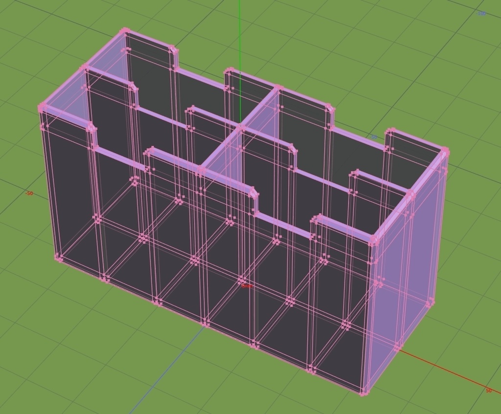 GoProバッテリー用のケース2種、3Dプリント用