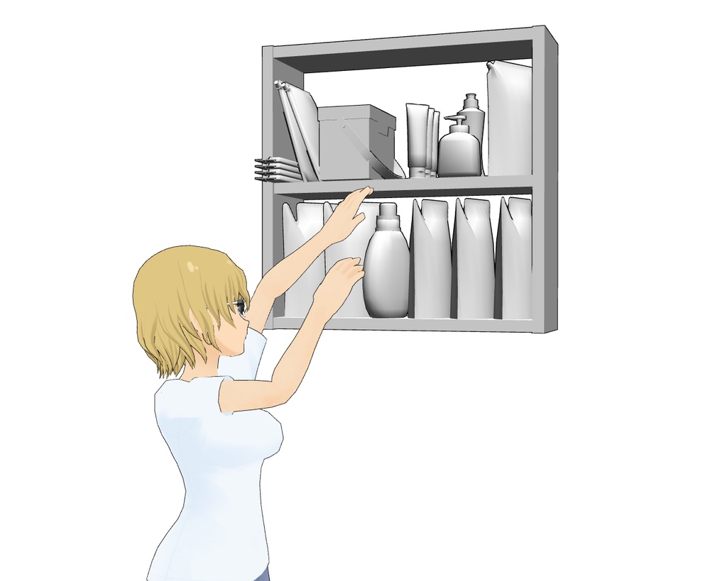 【無料】洗面所の棚