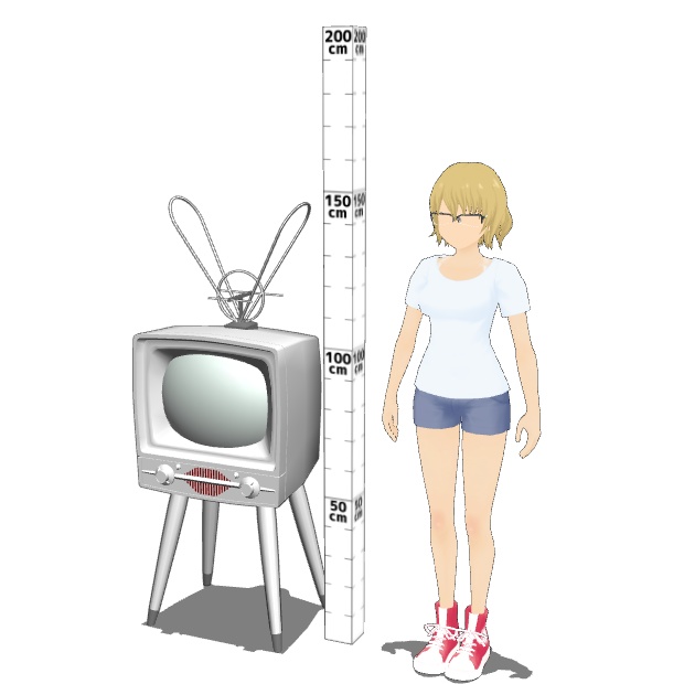 ブラウン管のテレビ