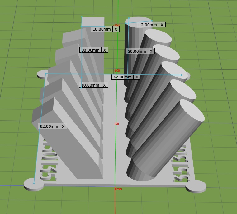 【無料】傾斜テスト(3Dプリント用)angleTest