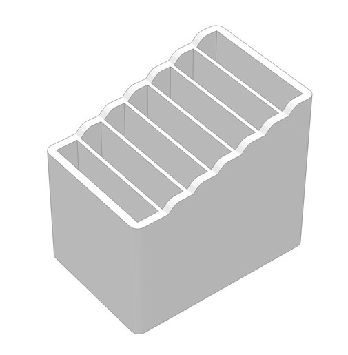 パスタメジャー3種、ケース付き(3Dプリント用STLデータ)