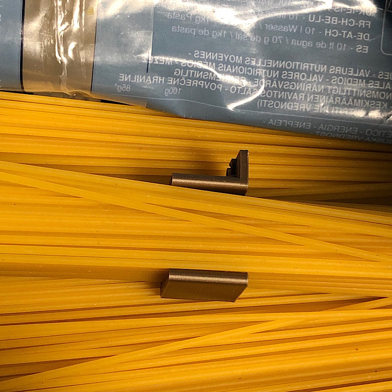 パスタメジャー3種、ケース付き(3Dプリント用STLデータ)