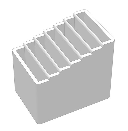 パスタメジャー3種、ケース付き(3Dプリント用STLデータ)