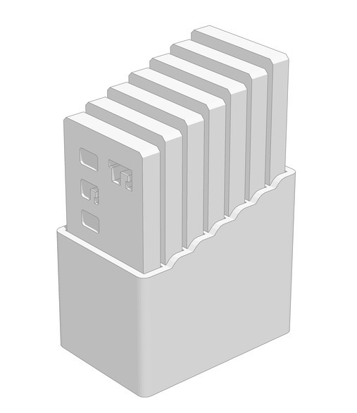 パスタメジャー3種、ケース付き(3Dプリント用STLデータ)