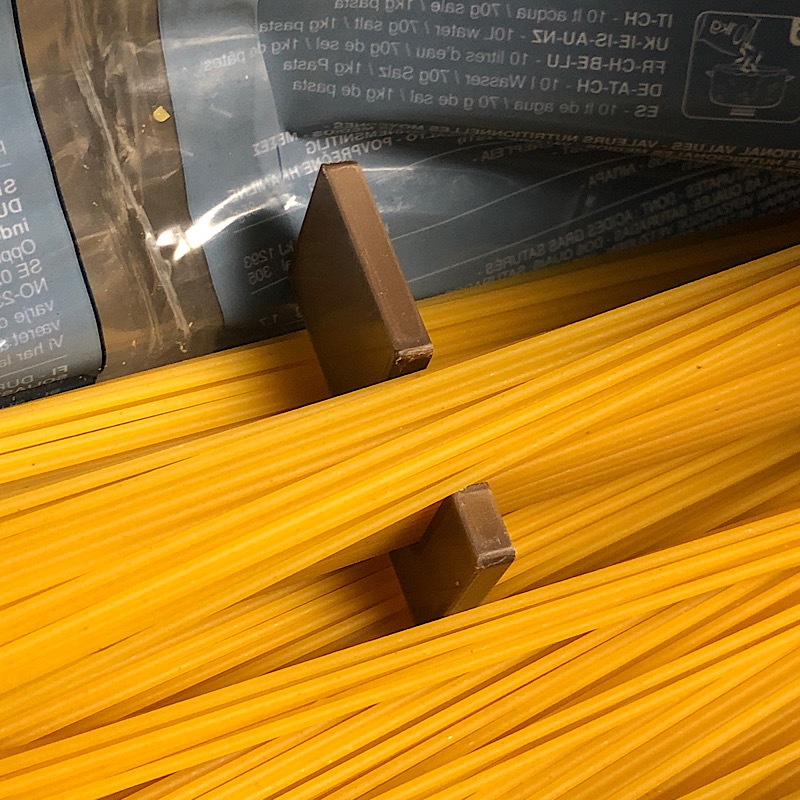 パスタメジャー3種、ケース付き(3Dプリント用STLデータ)