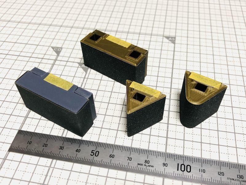 小型サンドペーパーホルダー5種(3Dプリント用)STLファイル