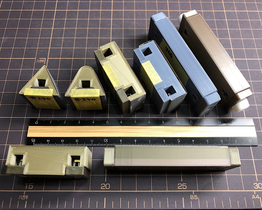 小型サンドペーパーホルダー5種(3Dプリント用)STLファイル