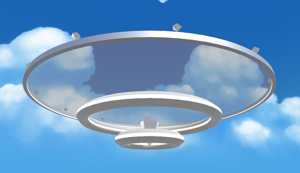 【無料】クリスタルUFOステージ(animated)