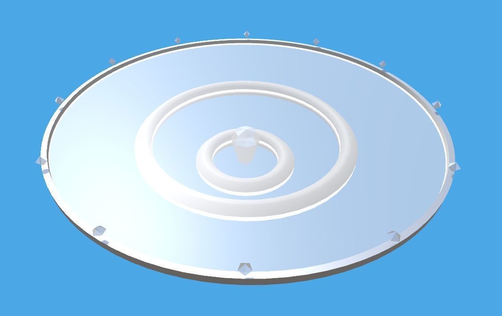 【無料】クリスタルUFOステージ(animated)