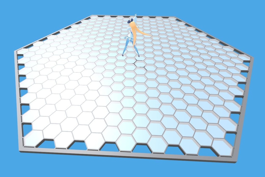 【無料】ハニカムグラスステージ