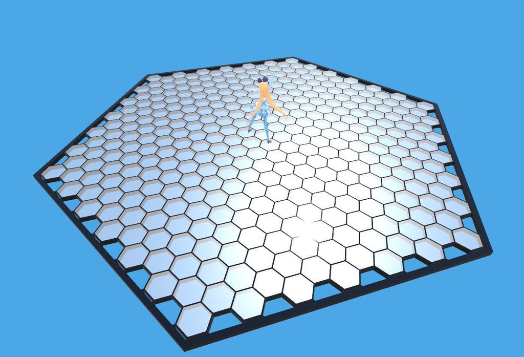 【無料】ハニカムグラスステージ