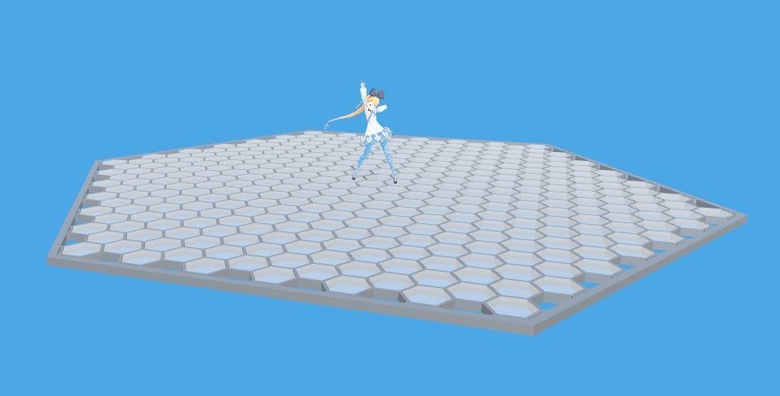 【無料】ハニカムグラスステージ