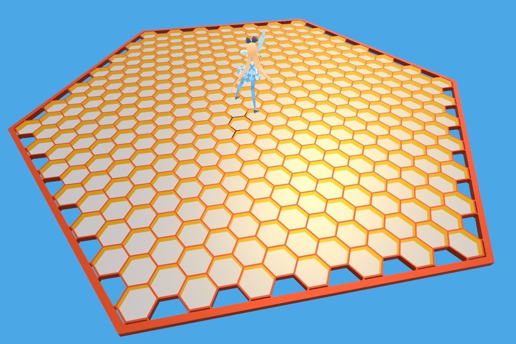 【無料】ハニカムグラスステージ