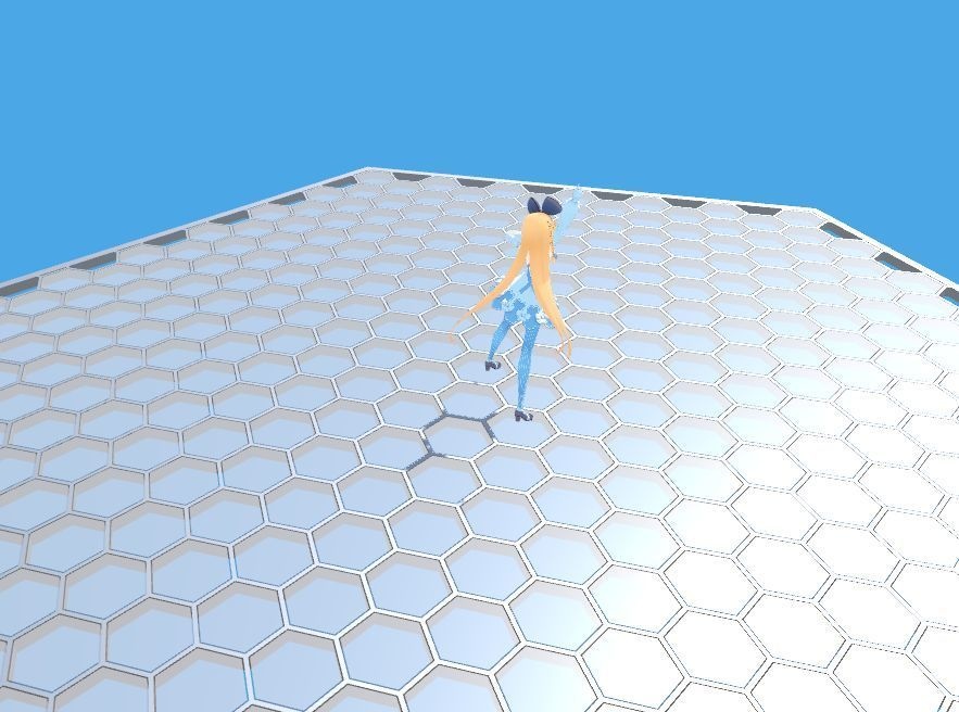 【無料】ハニカムグラスステージ