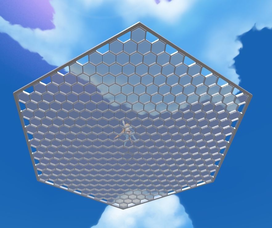 【無料】ハニカムグラスステージ