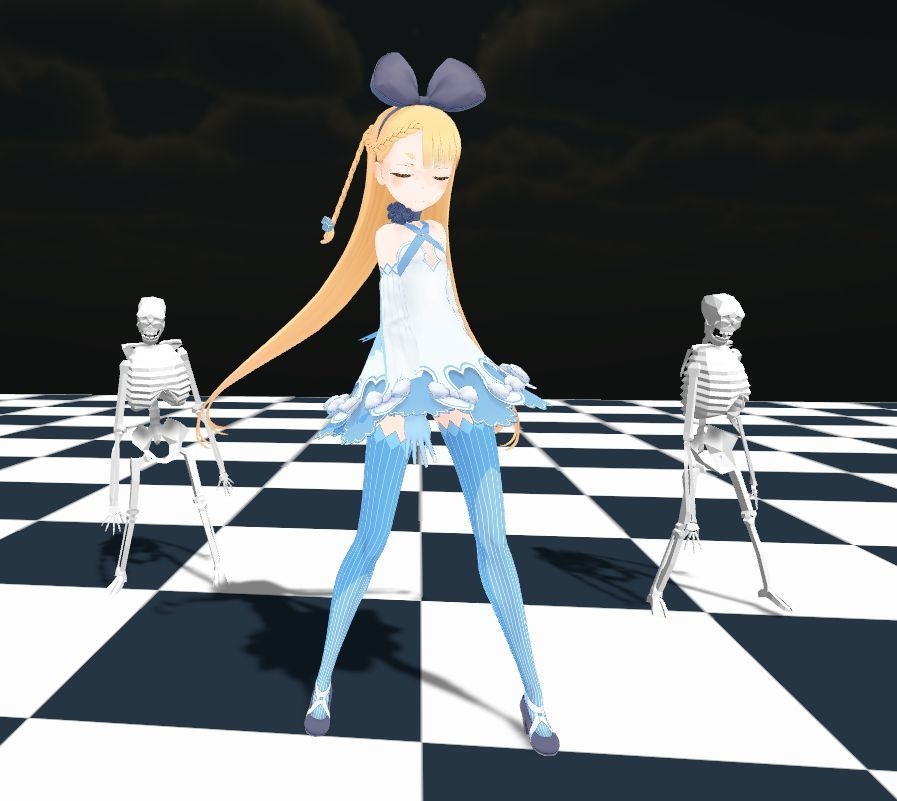 【無料】ペーパースケルトンくん