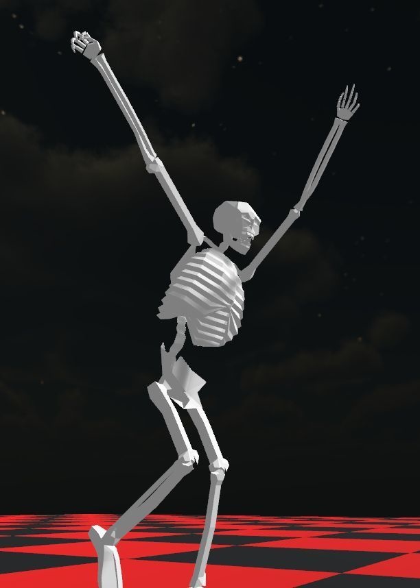 【無料】ペーパースケルトンくん
