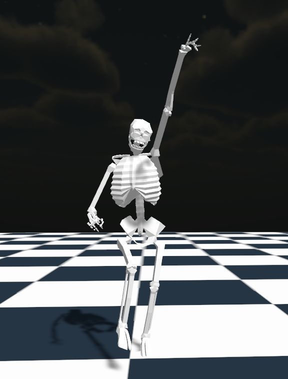 【無料】ペーパースケルトンくん