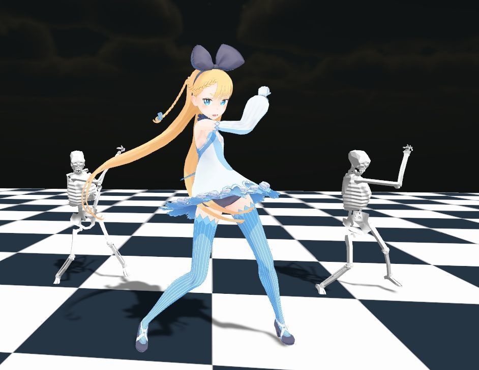 【無料】ペーパースケルトンくん