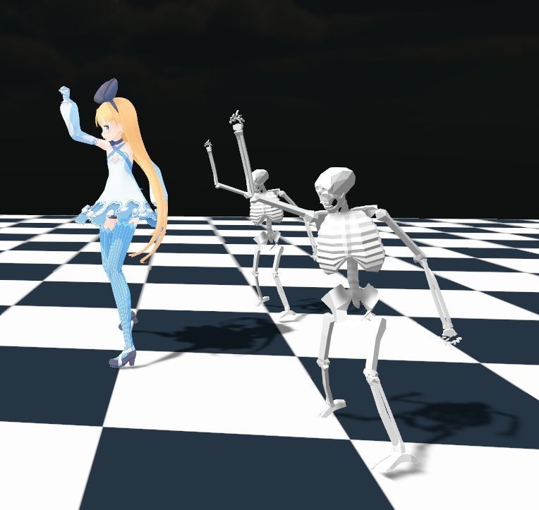 【無料】ペーパースケルトンくん