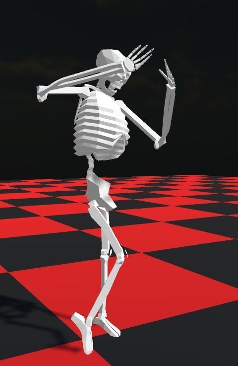 【無料】ペーパースケルトンくん