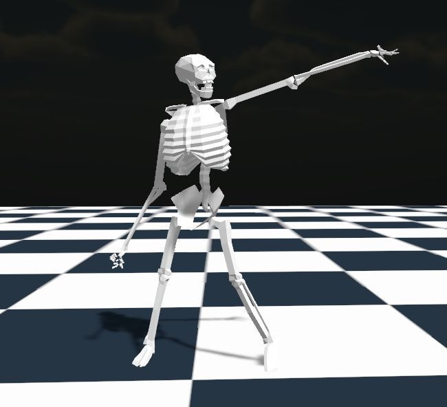 【無料】ペーパースケルトンくん