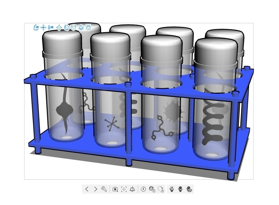 封印ボトル(木製台付き)