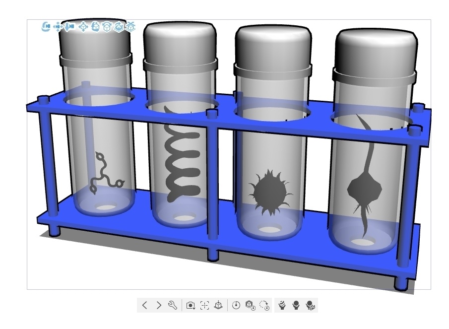 封印ボトル(木製台付き)