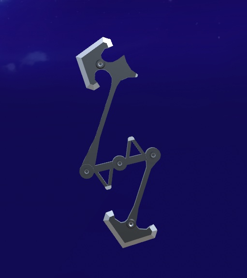 【無料】大型回転斧(animated)