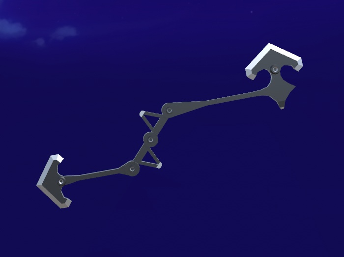 【無料】大型回転斧(animated)