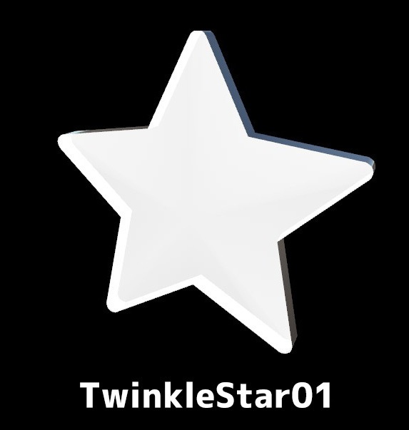 【無料】跳ねる星(animated)