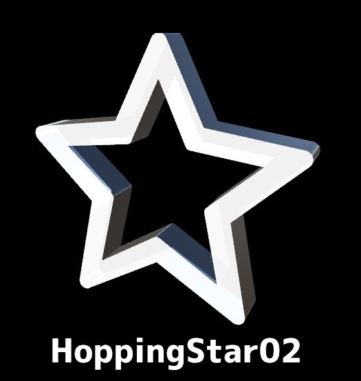 【無料】跳ねる星(animated)