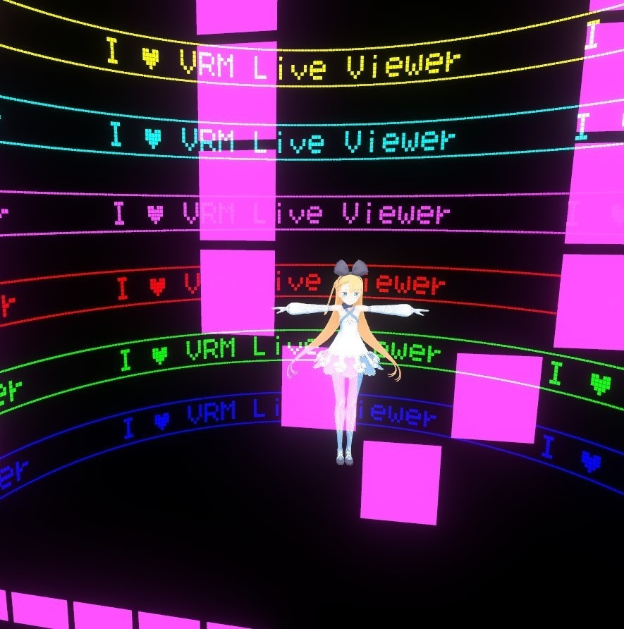 【無料】クルクル光文字リング(animated)