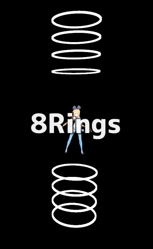 【無料】円筒ガラスケース(animated)