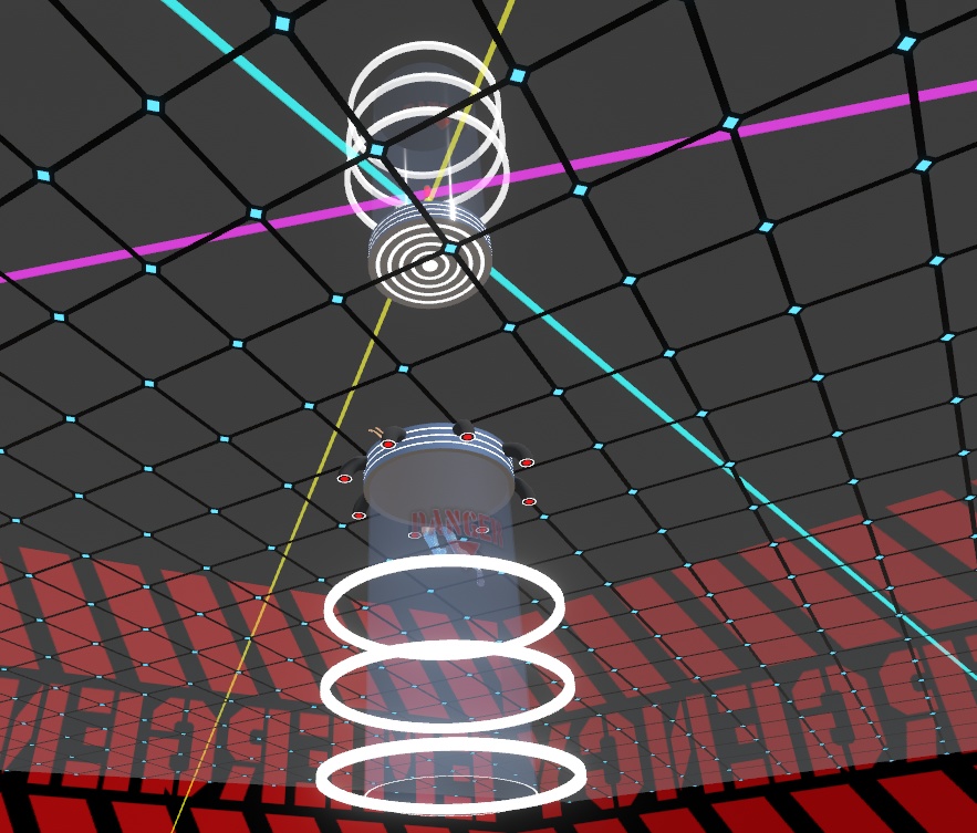 【無料】円筒ガラスケース(animated)