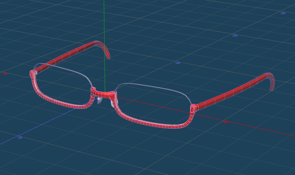 メガネ アンダーリム01