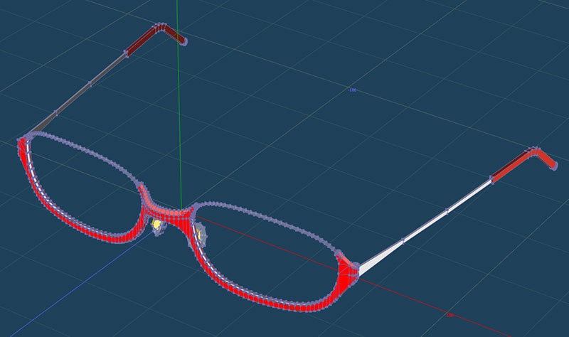 メガネ アンダーリム03