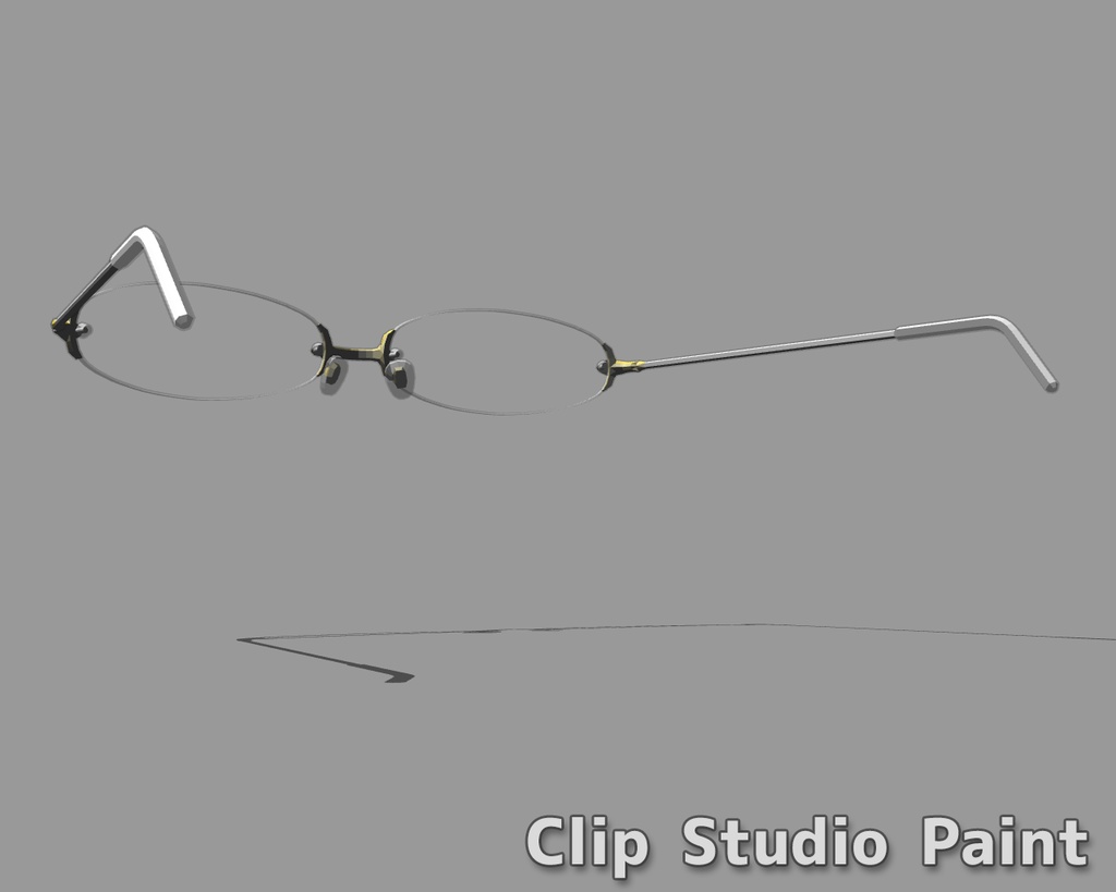 メガネ リム無し01