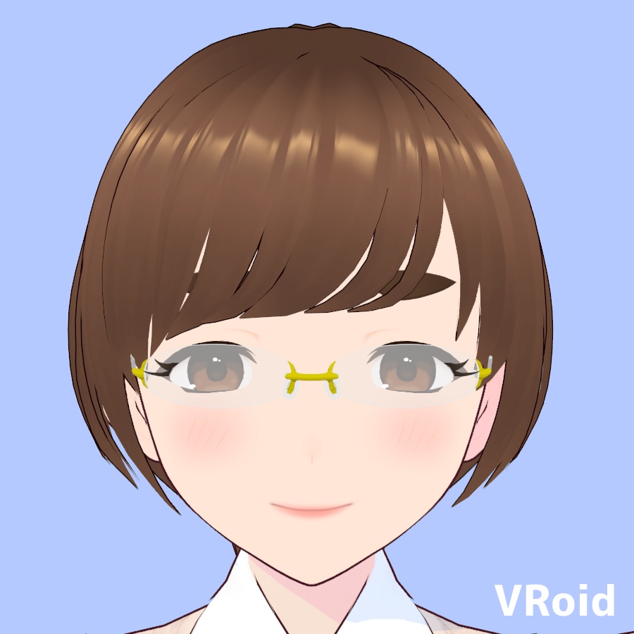 メガネ リム無し01