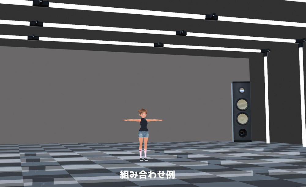3種のステージと巨大スピーカー