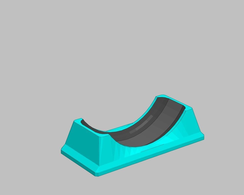 ダンベル台とエンドキャップ(3Dプリント用)