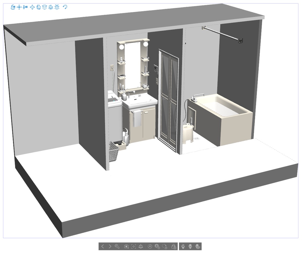 洗面室と風呂場2024