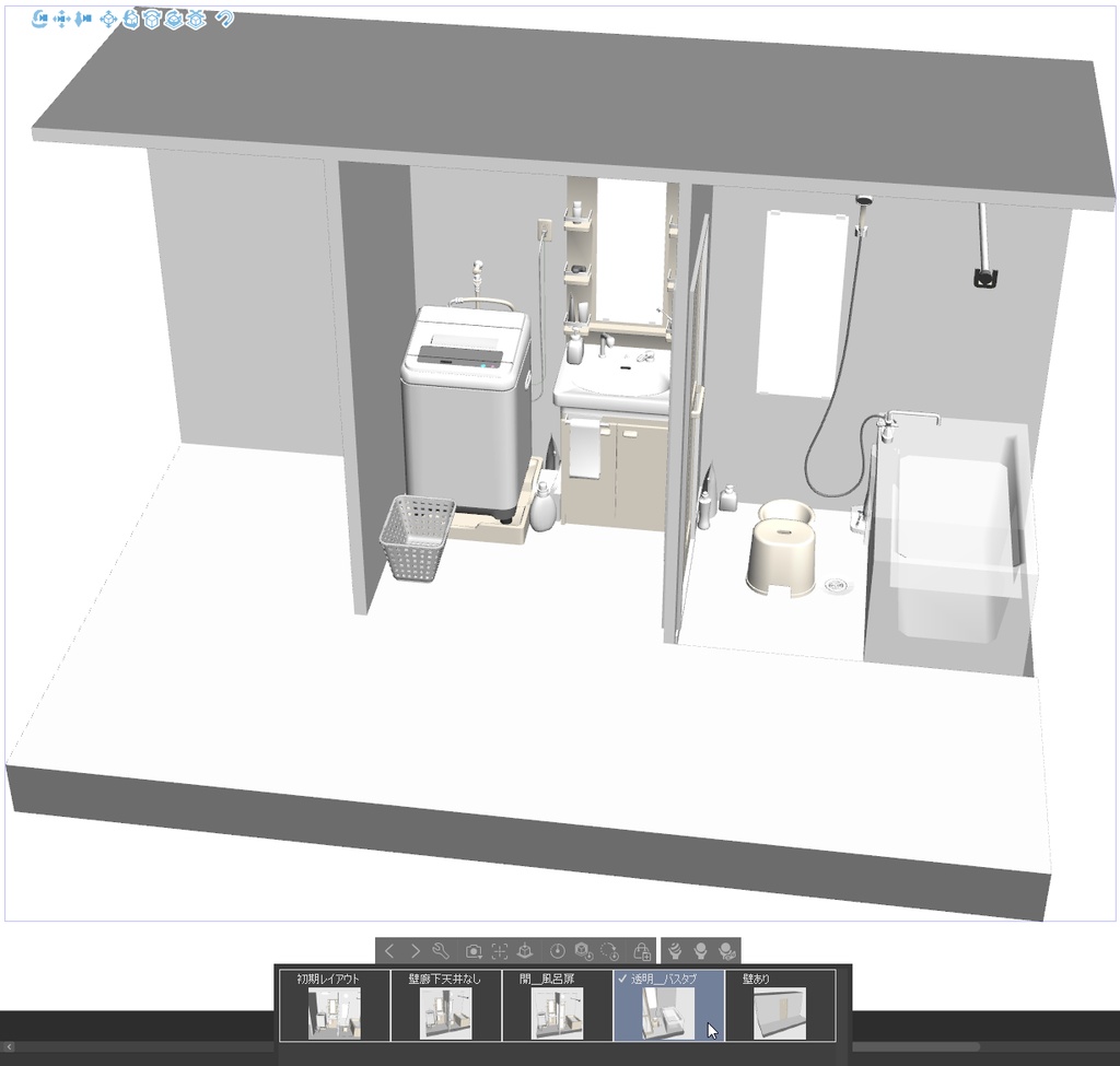 洗面室と風呂場2024