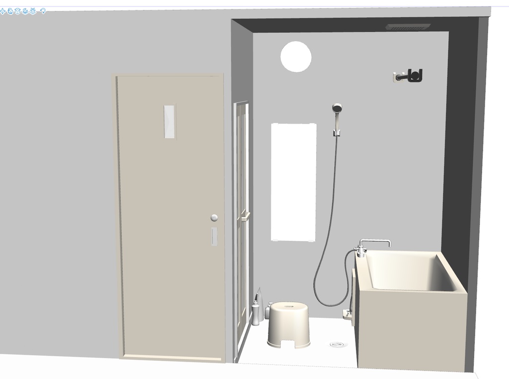 洗面室と風呂場2024