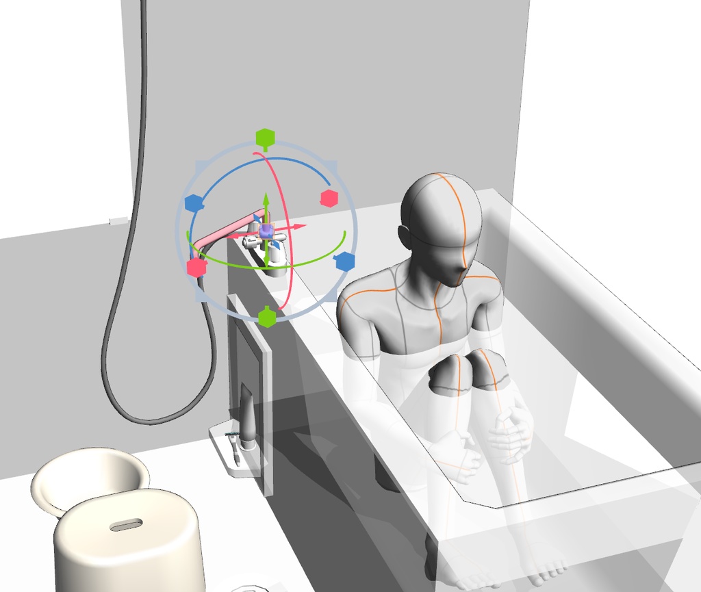 洗面室と風呂場2024
