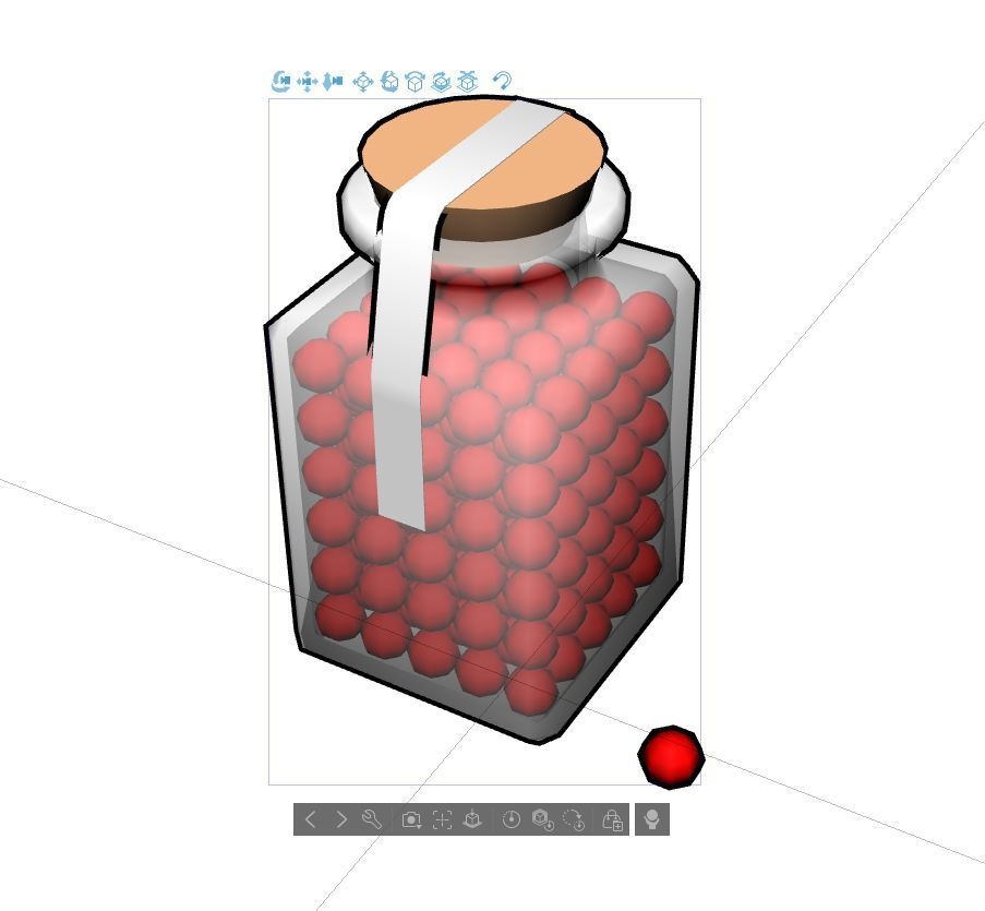 封印コルクキャップボトル